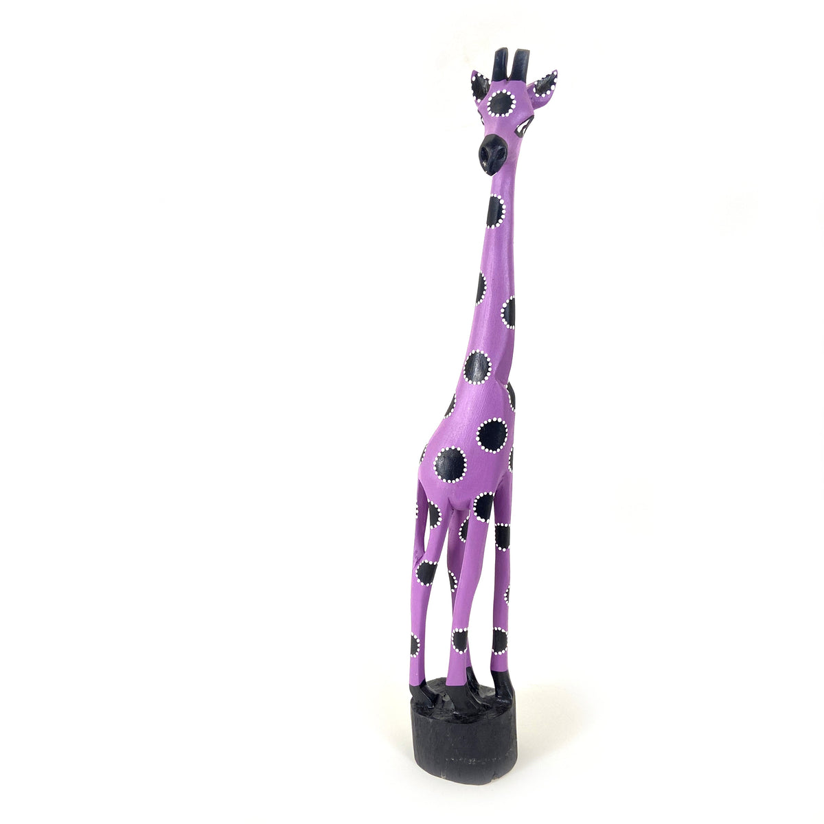 Colorful Painted Wood Giraffe - 24"