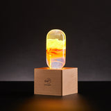 EP Light Flame Decorative Resin LED Bulb showing flame effect inside resin bulb