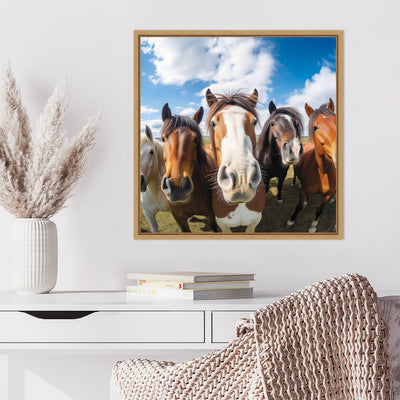Funny Horse Selfie by The Creative Bunch Studio