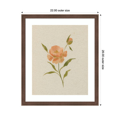 AQ Simple Bloom No 7 by Annie Quigley Framed Wall Art Print