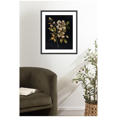 Framed Art Moody Floral 7 by Annie Quigley
