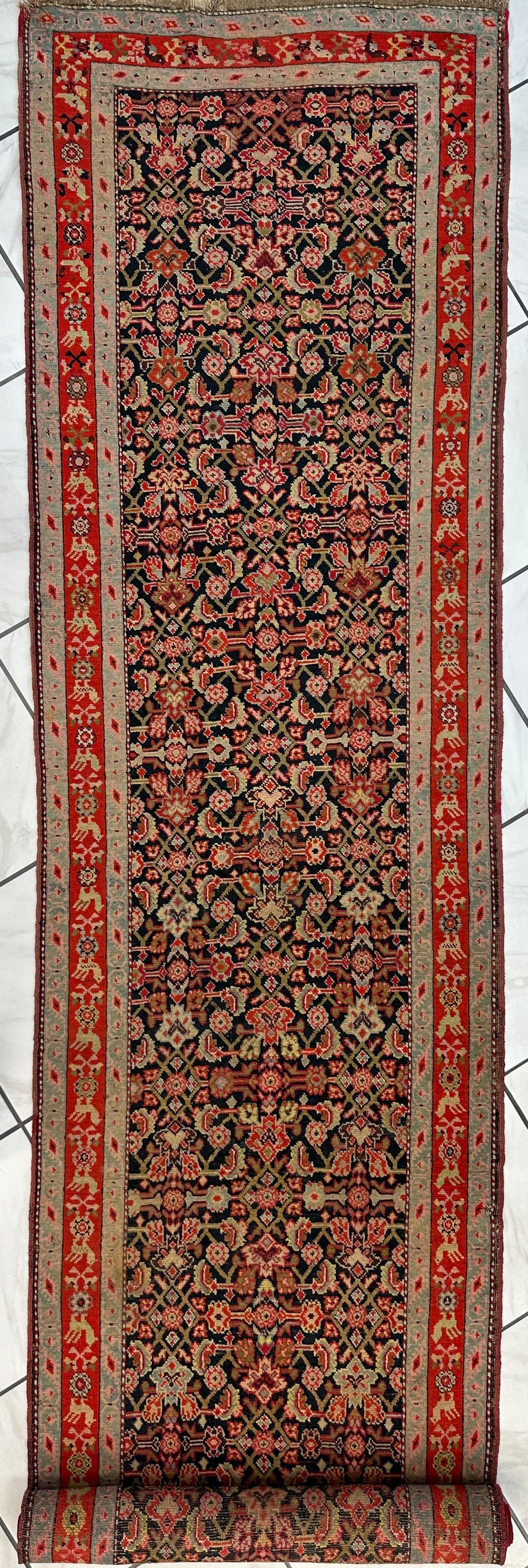 3’4” x 17’ Karabkah Antique Caucasian Wool on Wool Runner by Rugistan - product image 3 for Resin Society