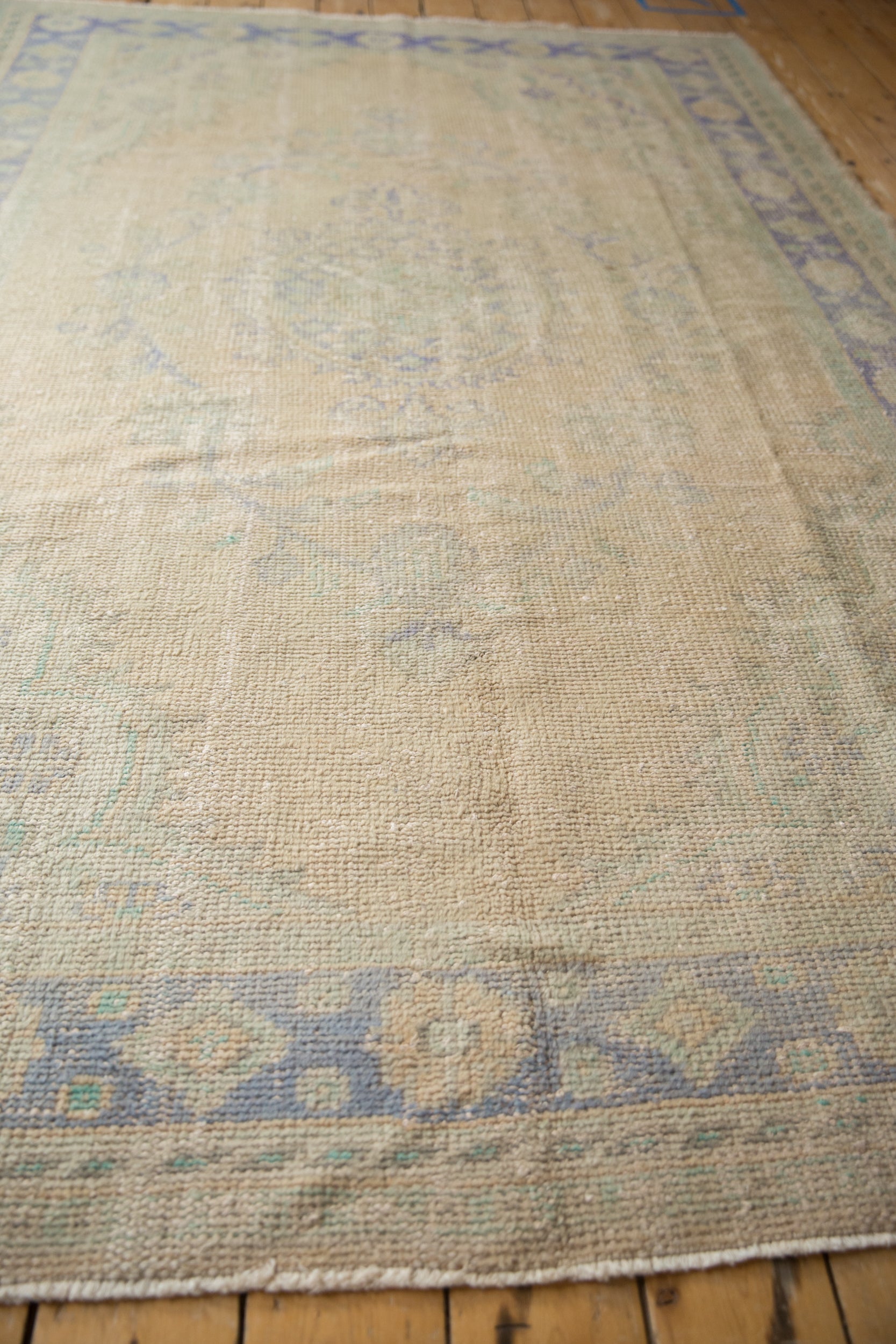 6x9.5 Vintage Distressed Oushak Carpet by Old New House® - product image 7 for Resin Society