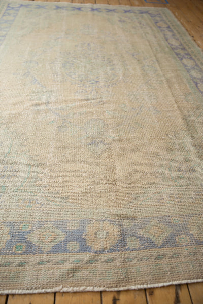 6x9.5 Vintage Distressed Oushak Carpet by Old New House® - product image 7 for Resin Society