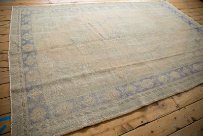 6x9.5 Vintage Distressed Oushak Carpet by Old New House® - product image 8 for Resin Society