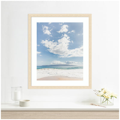 Framed Art Beach by Alicia Abla