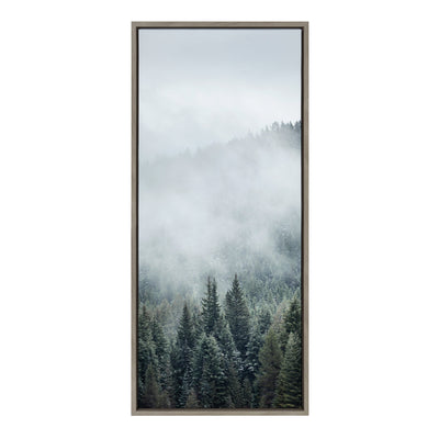 Sylvie Evergreen Dream Framed Canvas