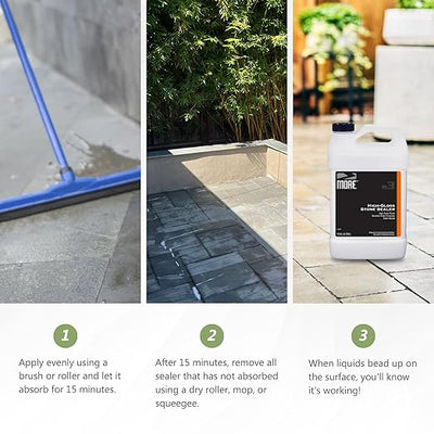 MORE® High-Gloss Stone Sealer