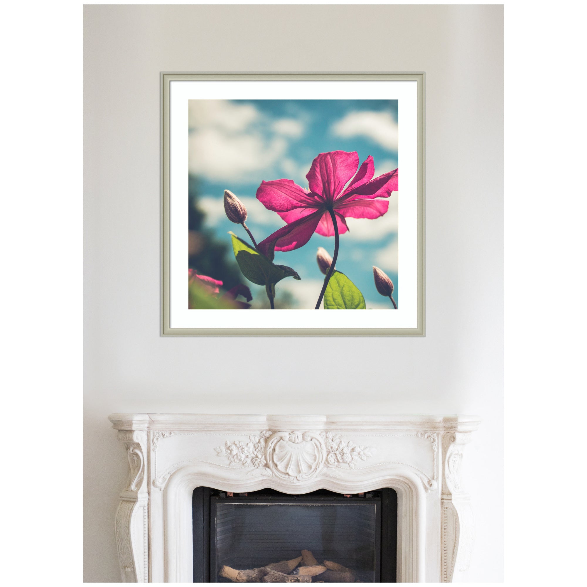Framed Art Flower in the Sky by Stephanie Klatt