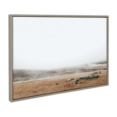 Sylvie Fogged Landscape Framed Canvas by Alicia Abla by kateandlaurel - product image 2 for Resin Society
