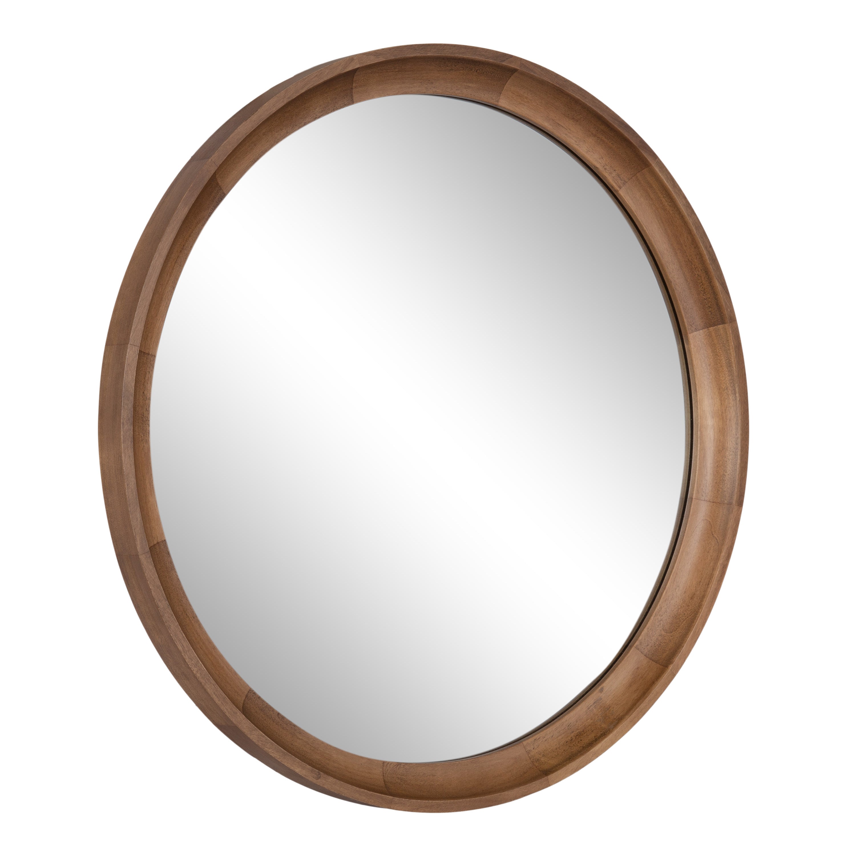 Hatherleigh Round Wood Wall Mirror