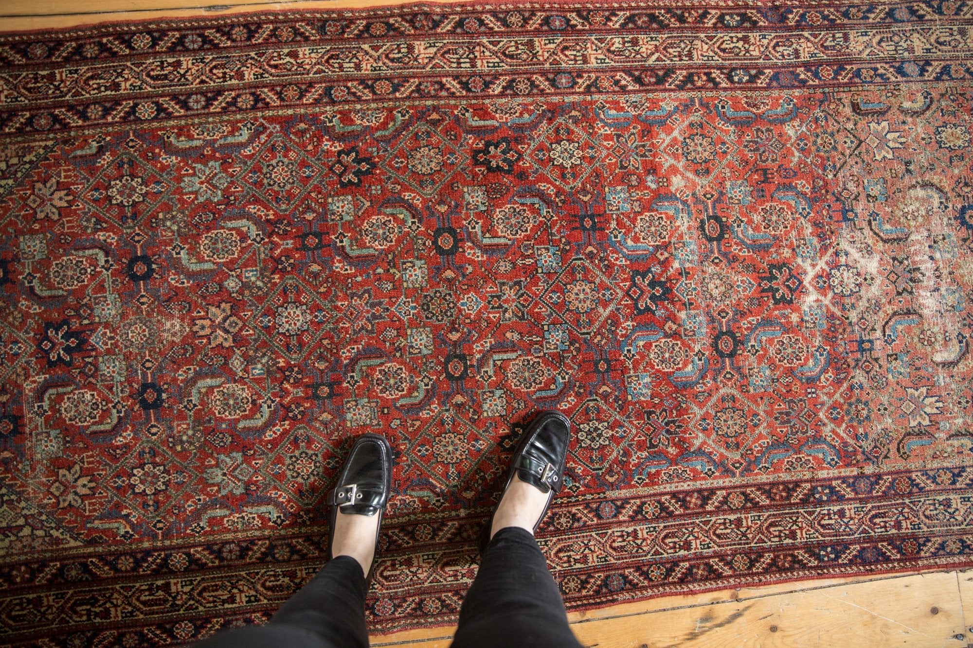 3.5x15 Antique Malayer Rug Runner by Old New House® - product image 2 for Resin Society