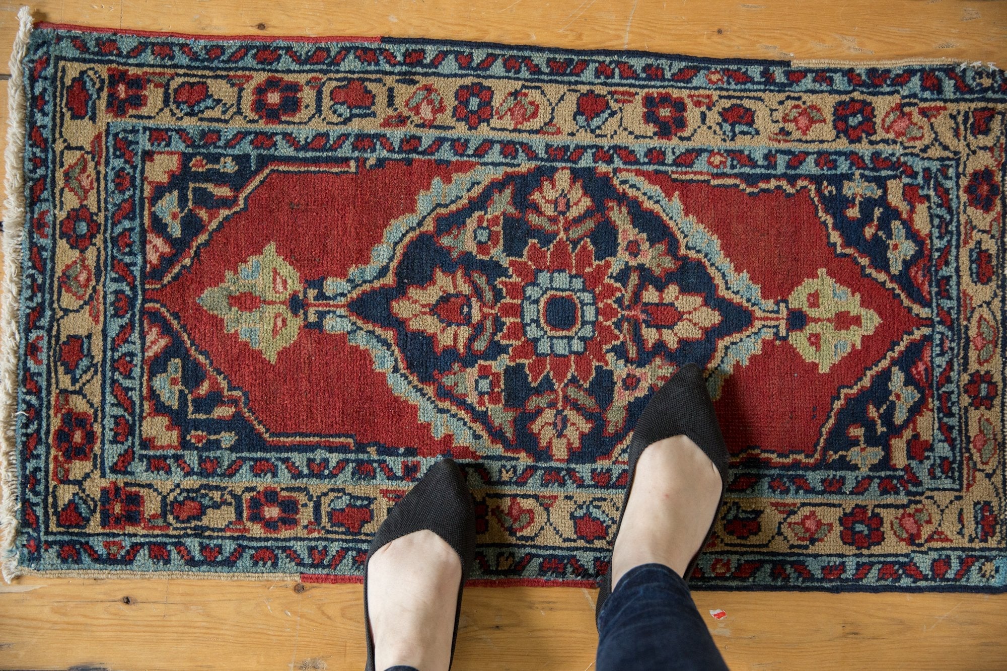 1.5x3 Vintage Heriz Rug Mat by Old New House® - product image 2 for Resin Society