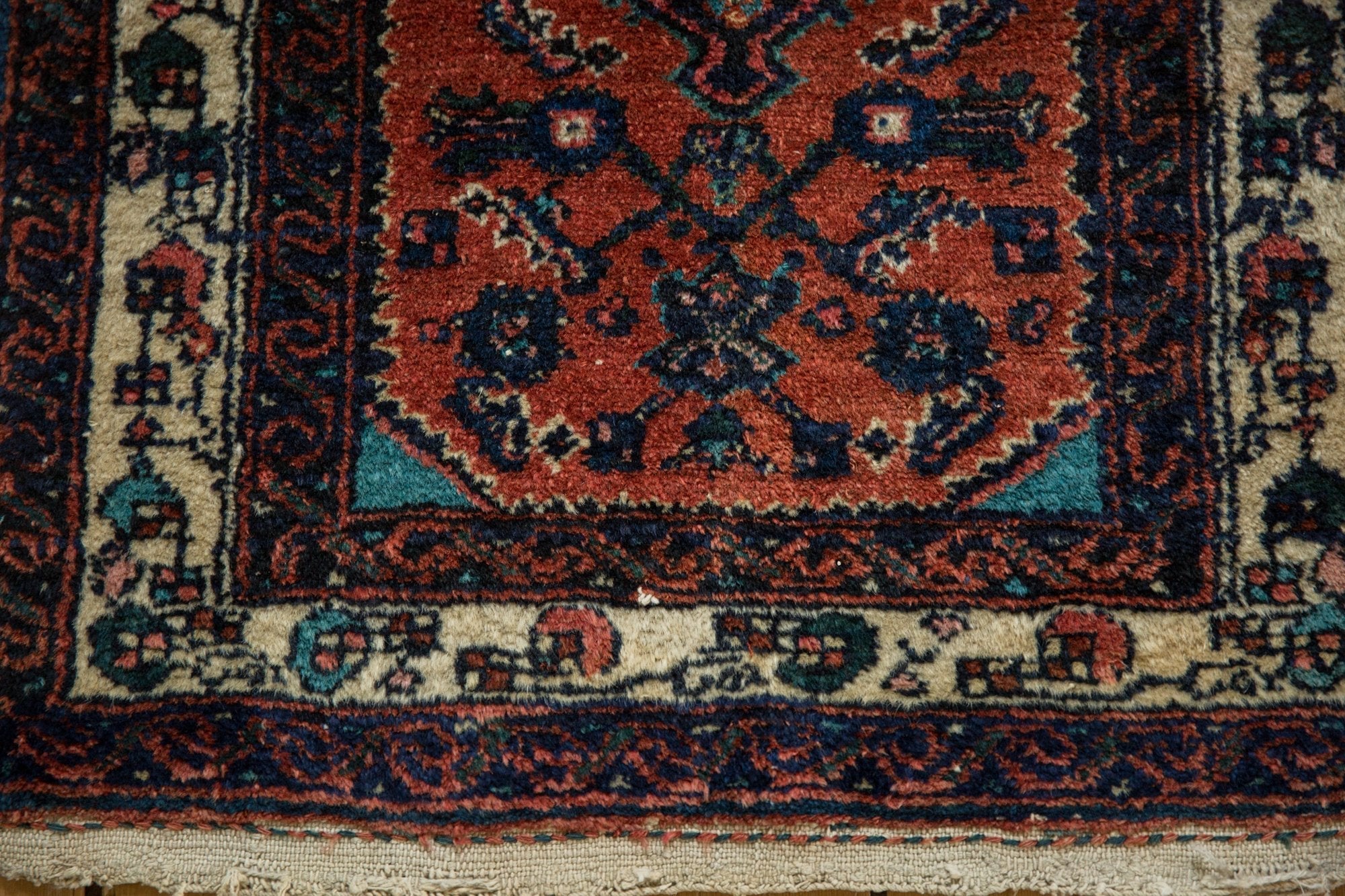 2x2.5 Vintage Engelas Square Rug Mat by Old New House® - product image 4 for Resin Society