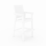 SoPoly Callaway Chair Bar High in Black outdoor bar chair