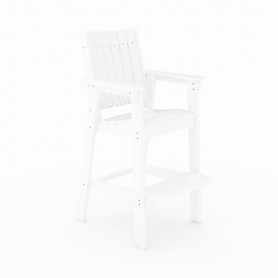 SoPoly Callaway Chair Bar High in Black outdoor bar chair