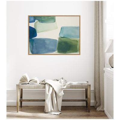 Coastal Calm No.
1 by Amy Lighthall Framed Canvas Wall Art Print