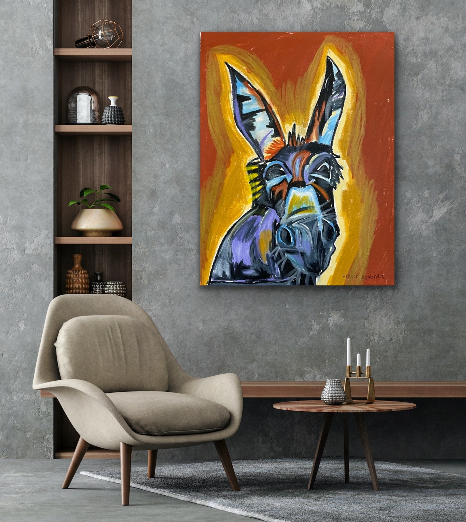 Brown Donkey - Art Prints detail image - Resin Society