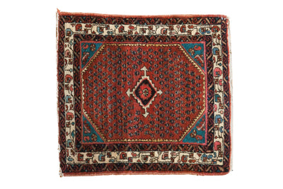 2x2.5 Vintage Engelas Square Rug Mat by Old New House® - main product image for Resin Society