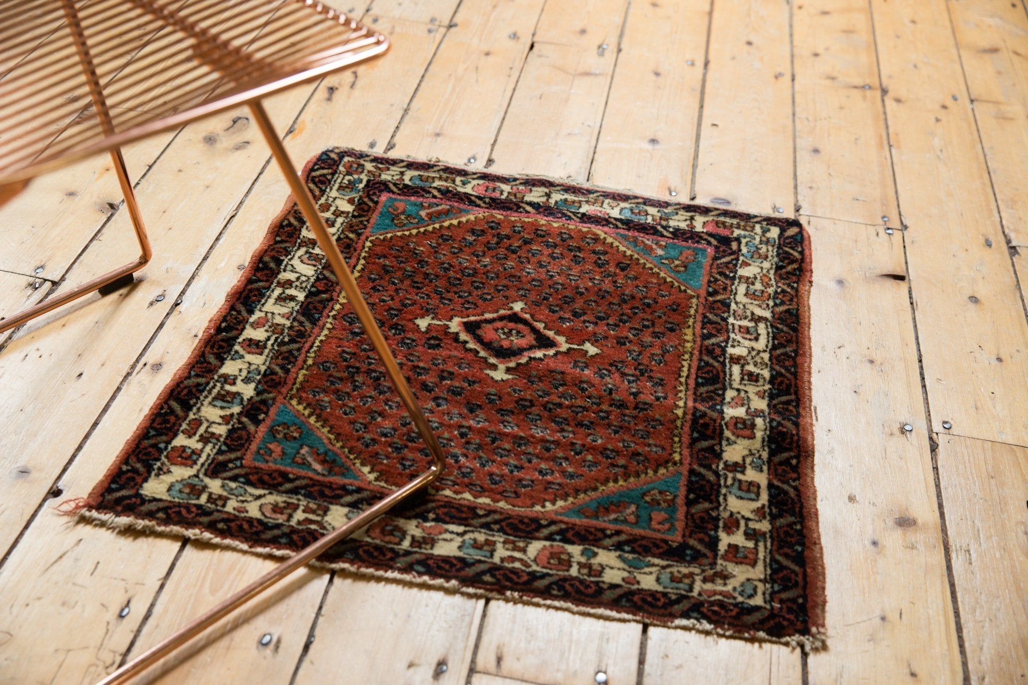 2x2.5 Vintage Engelas Square Rug Mat by Old New House® - product image 3 for Resin Society