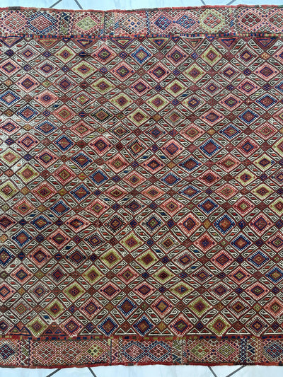 Antique Turkish Jajim Wool Rug 5’6” x 14’5” by Rugistan - product image 10 for Resin Society