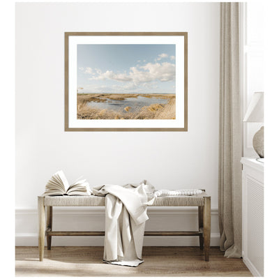 Framed Art Marshland by Crystal Lynn Collins