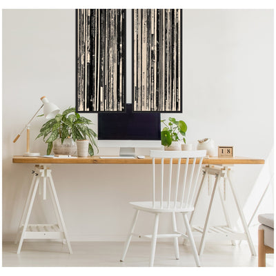 33 RPM Black and White Panel No.
1 & 2 2 Piece Framed Canvas Wall Art Set by Robert Cadloff