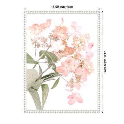 Sylvie Hydrangea Framed Canvas by Alicia Abla