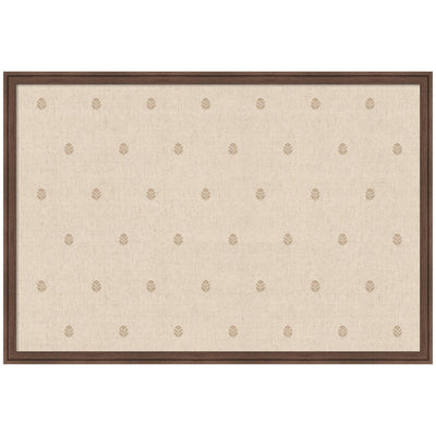 Pinboard Beige Botanical Block Print
