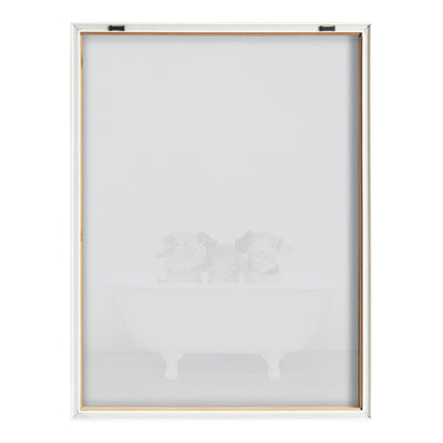 Blake Three Little Pigs in Vintage Bathtub Framed Printed Glass by kateandlaurel - product image 17 for Resin Society