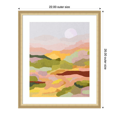 Framed Art Beautiful Landscape by July Art Prints