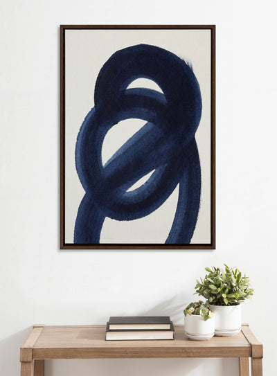 Sylvie Japandi 18 Framed Canvas by Rocket Jack