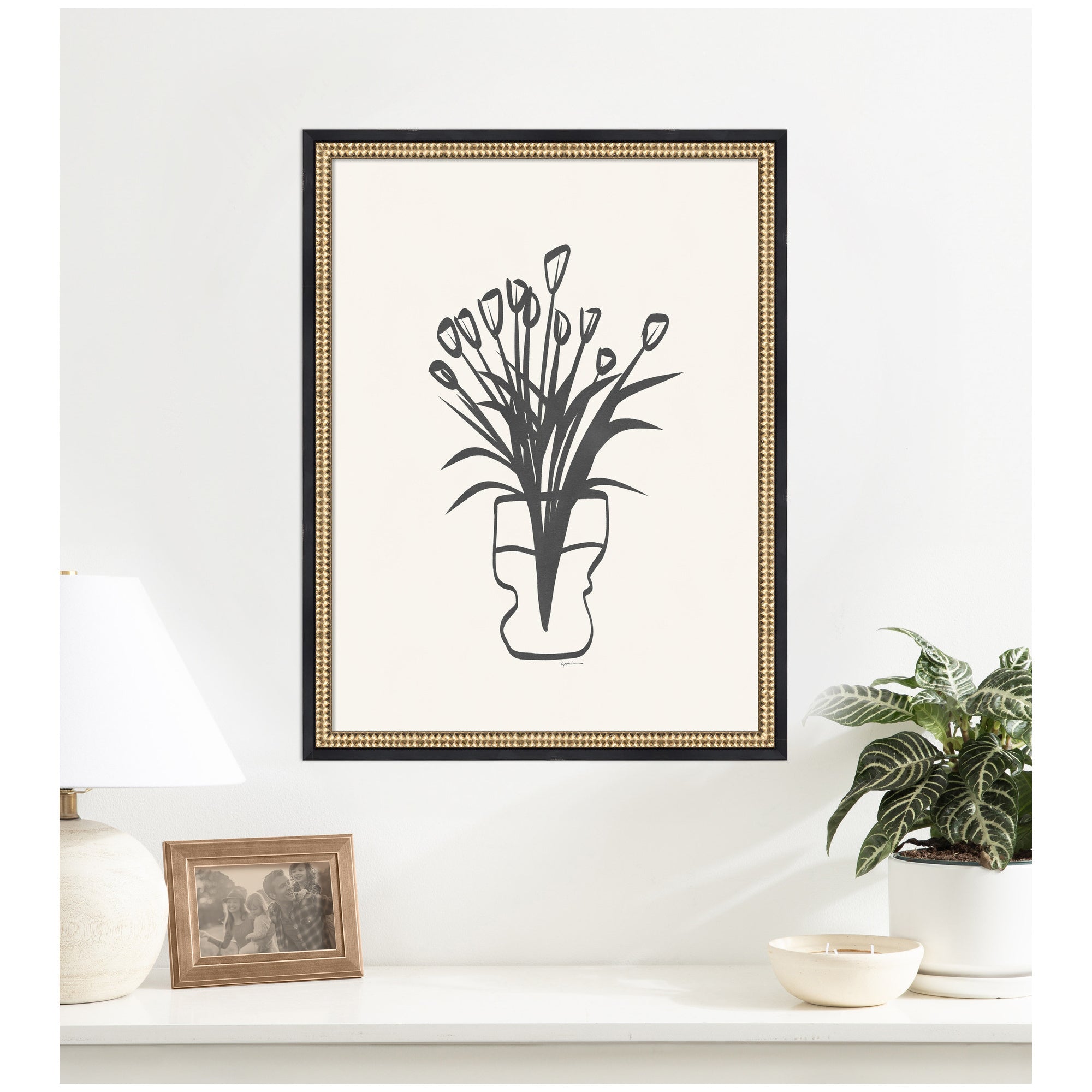 Tulips by Gabrielly Guedes Framed Wall Art Print