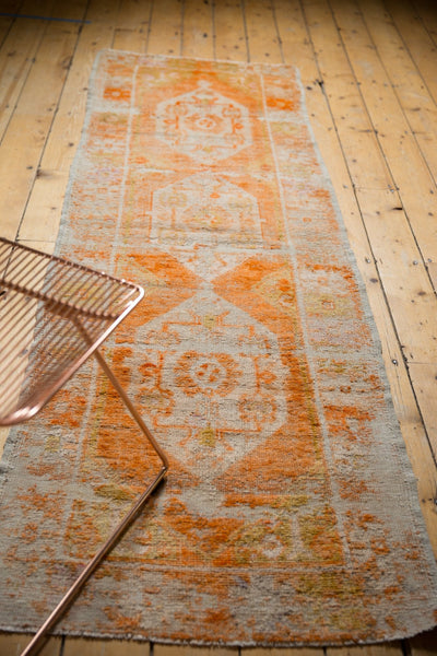 2.5x8.5 Vintage Distressed Oushak Rug Runner by Old New House® - product image 3 for Resin Society