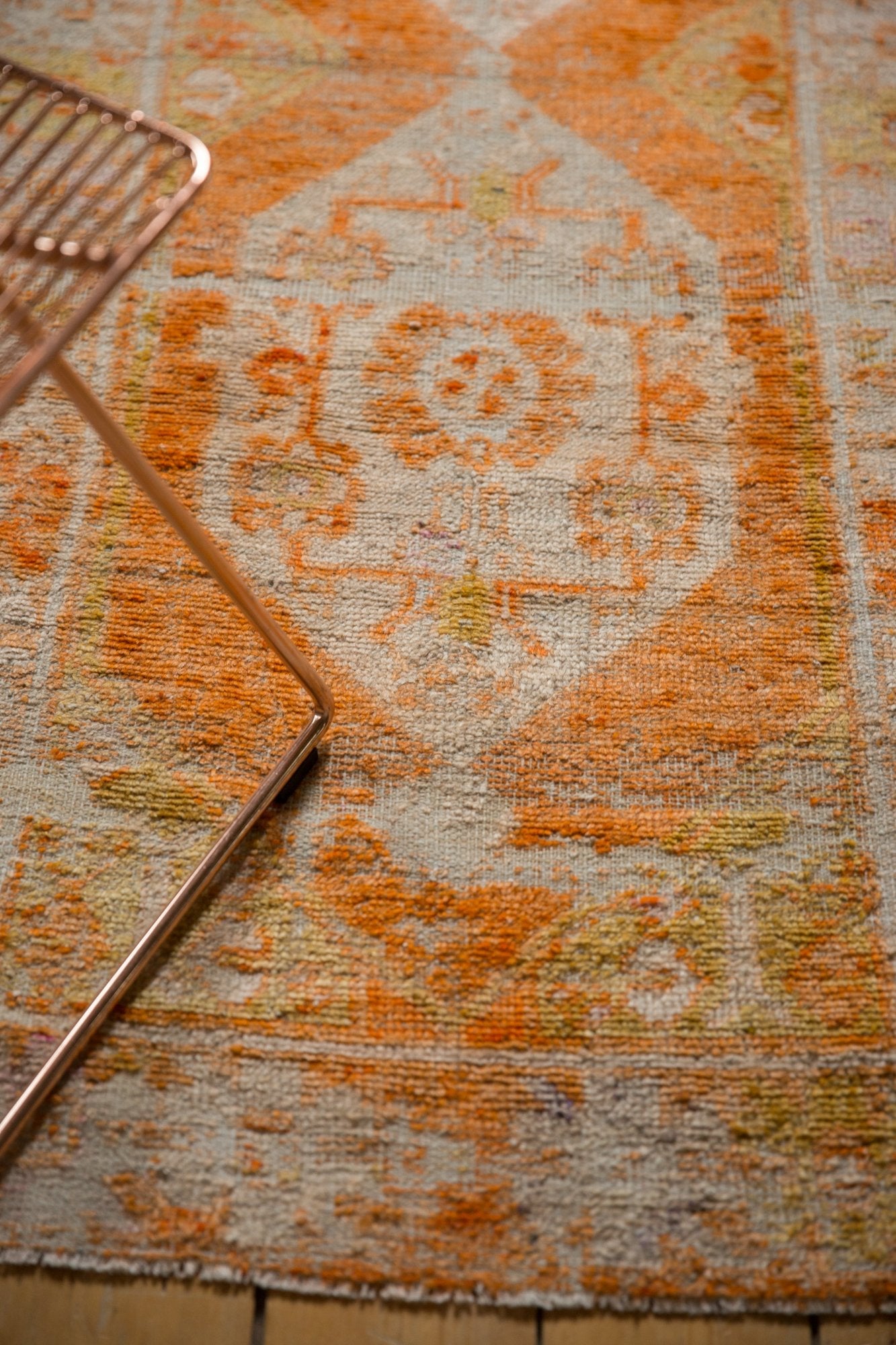 2.5x8.5 Vintage Distressed Oushak Rug Runner by Old New House® - product image 4 for Resin Society