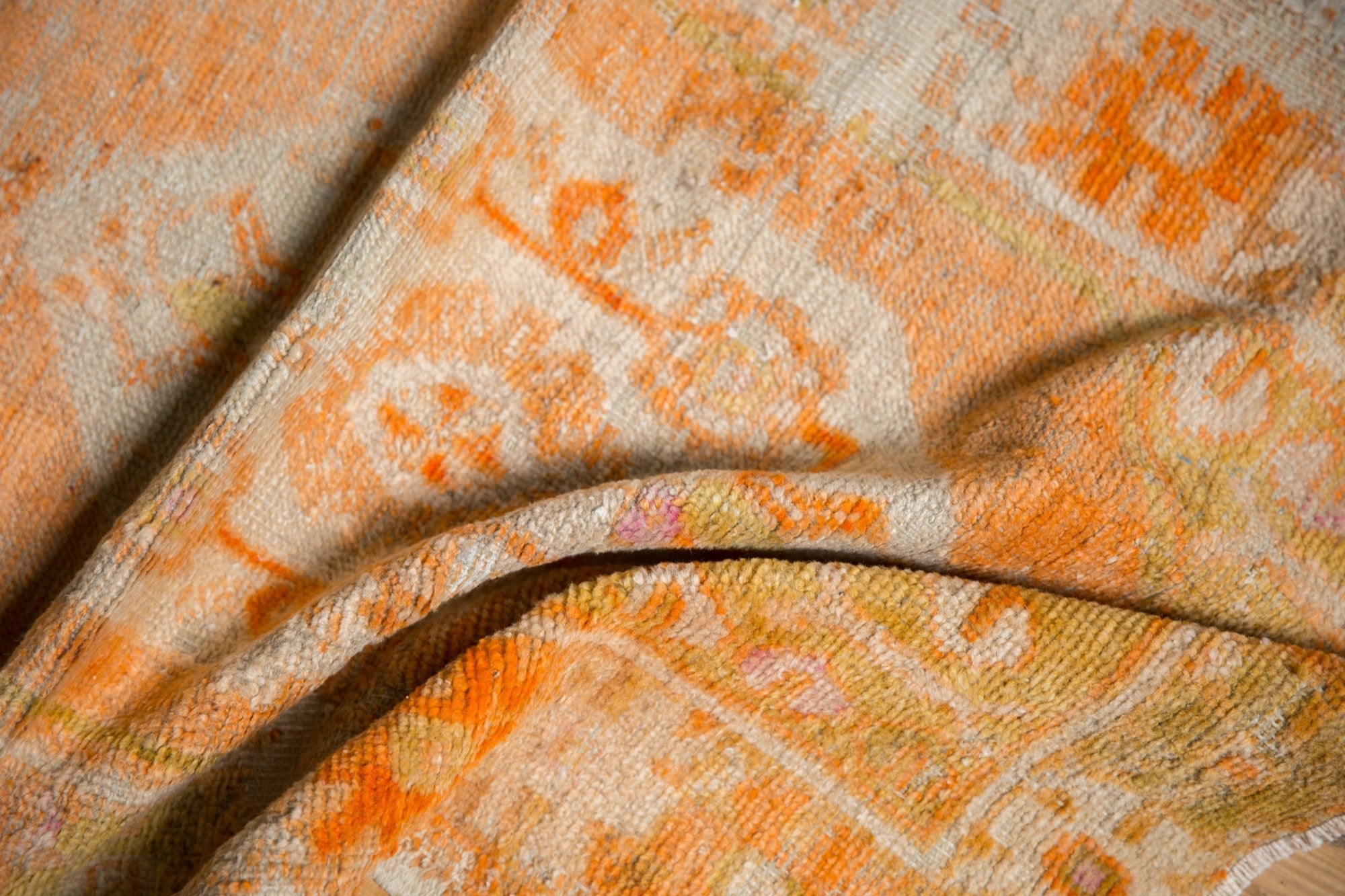 2.5x8.5 Vintage Distressed Oushak Rug Runner by Old New House® - product image 7 for Resin Society