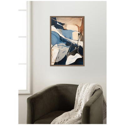 Abstract Fluid Movement by The Creative Bunch Studio Framed Canvas Wall Art Print