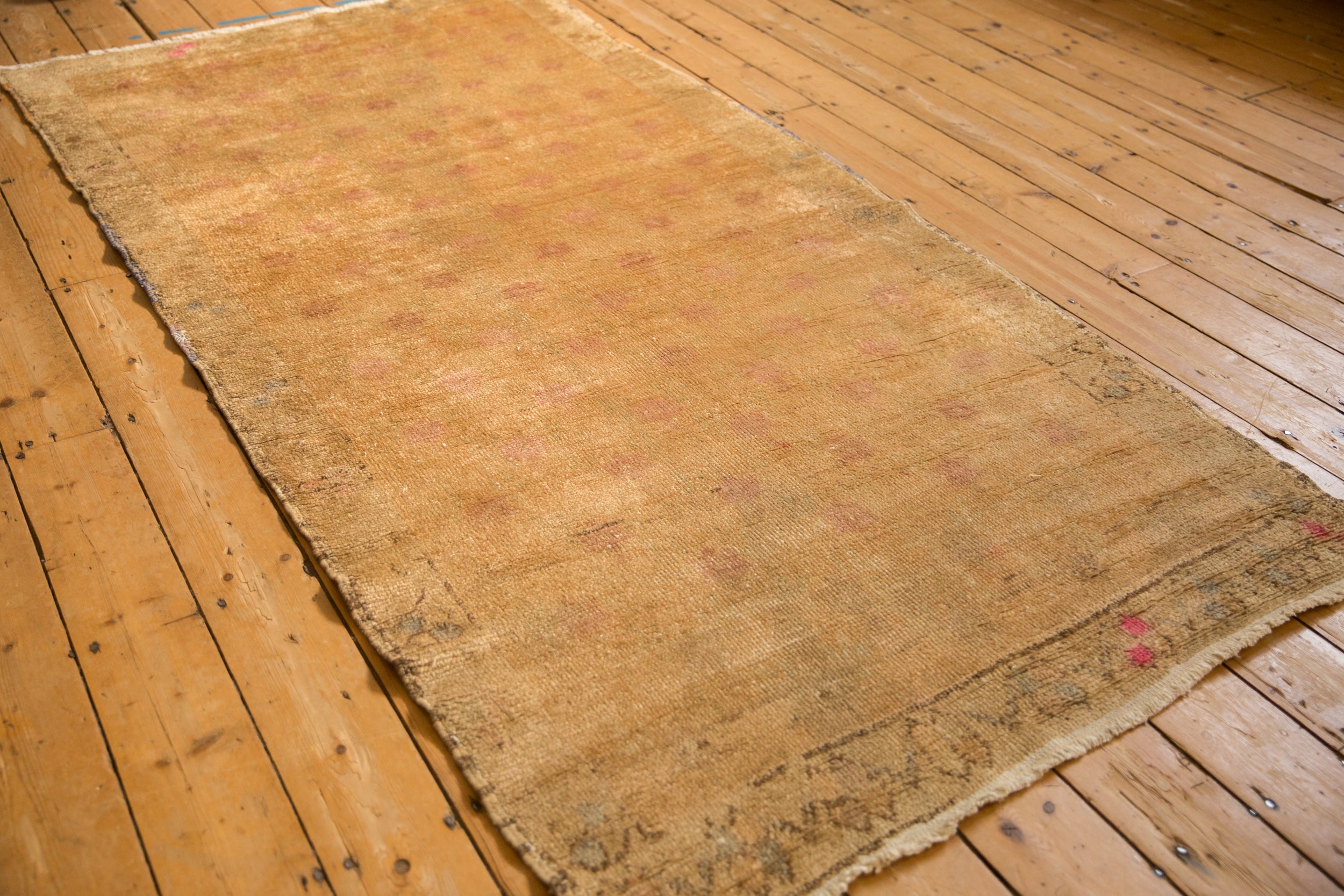 4x8.5 Vintage Distressed Oushak Rug Runner by Old New House® - product image 4 for Resin Society