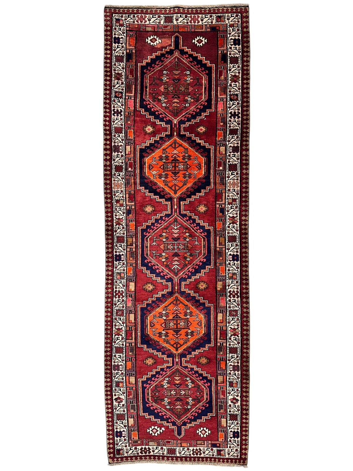 Vintage Persian Sarab Wool Runner Rug 3’4 x 10’7” by Rugistan - main product image for Resin Society