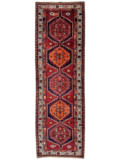 Vintage Persian Sarab Wool Runner Rug 3’4 x 10’7” by Rugistan - main product image for Resin Society