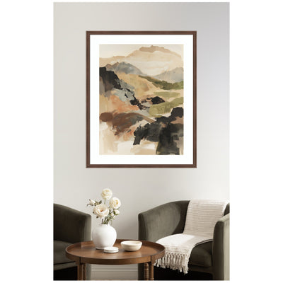 Framed Art Tonal Mountains II by Amy Lighthall