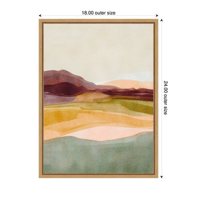 Sylvie Sunset Beauty Framed Canvas by Nikita Jariwala