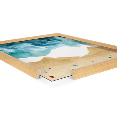 Blake North Shore Framed Printed Glass by kateandlaurel - product image 12 for Resin Society