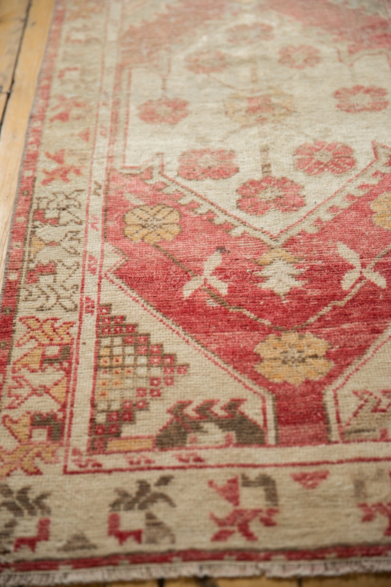 2.5x11 Vintage Distressed Oushak Rug Runner by Old New House® - product image 8 for Resin Society