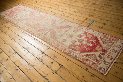 2.5x11 Vintage Distressed Oushak Rug Runner by Old New House® - product image 9 for Resin Society