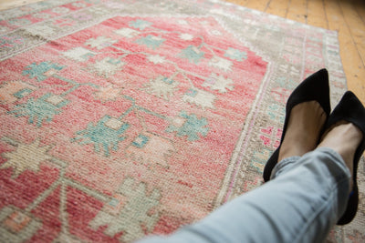4.5x9.5 Vintage Distressed Oushak Rug Runner by Old New House® - product image 3 for Resin Society