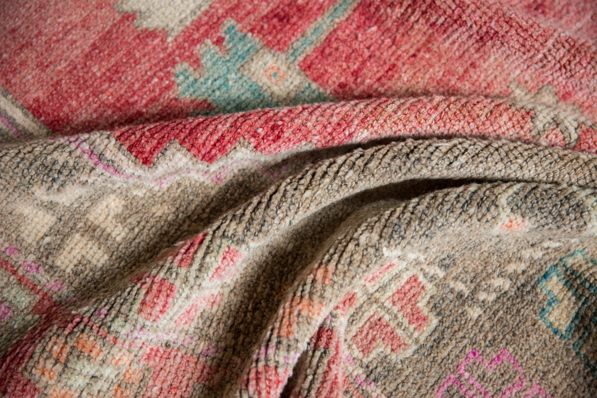 4.5x9.5 Vintage Distressed Oushak Rug Runner by Old New House® - product image 8 for Resin Society
