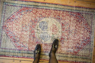 3x5 Vintage Distressed Oushak Rug