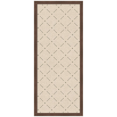 Pinboard Green Lattice Print