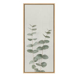 Sylvie Eucalyptus Botanical II Framed Canvas by The Creative Bunch